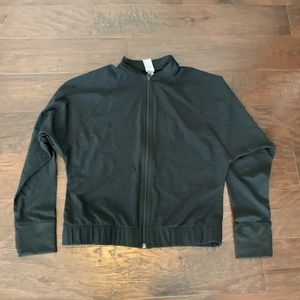 Zella Perforated Bomber Jacket
